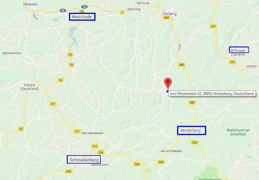 Unter den Wolken Leilighet Winterberg Eksteriør bilde